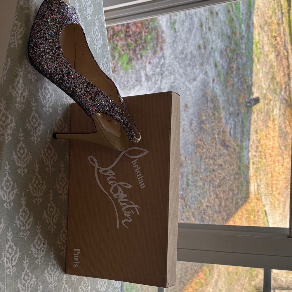 Christian Louboutin Sparkling Glitter Heels